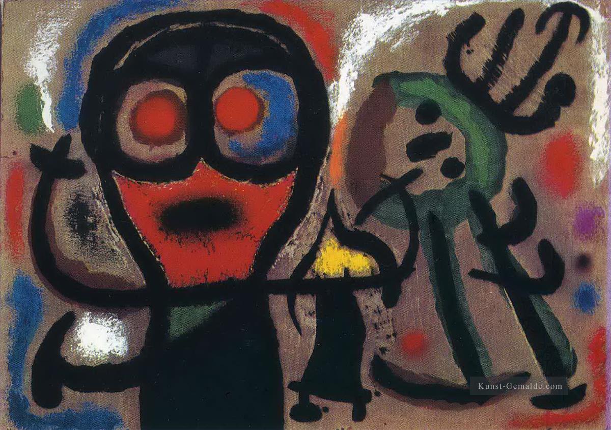 Charakter und Vogel 2 Joan Miró Ölgemälde